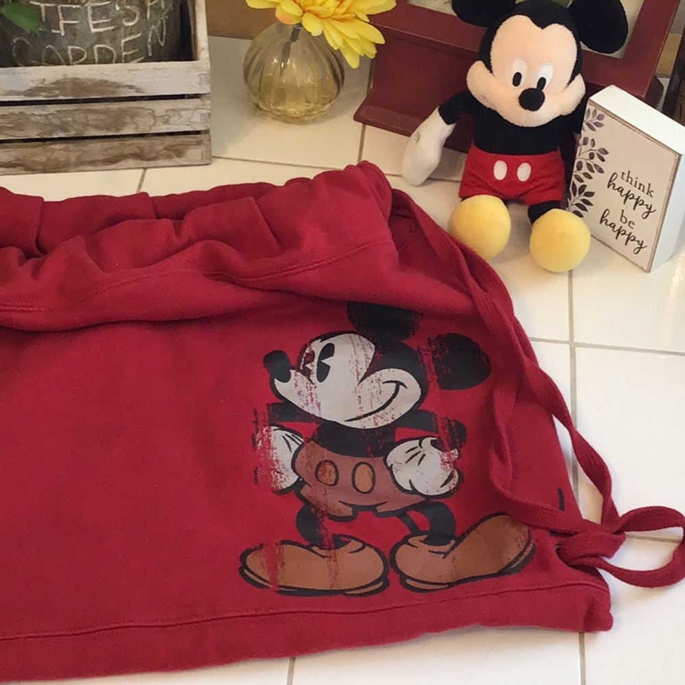 ‘Disney’ Distressed Mickey Drawstring Backpack (#… - image 2